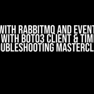 Celery with RabbitMQ and Eventlet Not Working with Boto3 Client & Timestream: Troubleshooting Masterclass