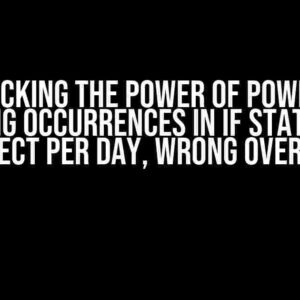 Unlocking the Power of Power BI: Counting Occurrences in IF Statements Correct per Day, Wrong over Time