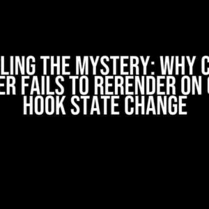 Unraveling the Mystery: Why Context Provider Fails to Rerender on Custom Hook State Change